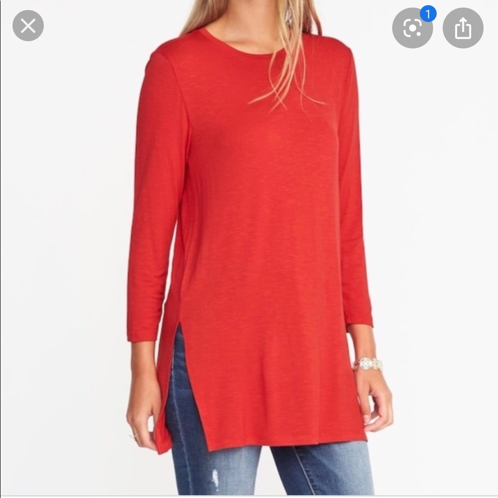 Old Navy Luxe Tunic Tops all for one price